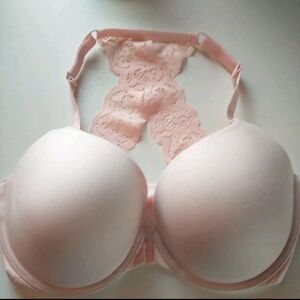 NWOT Victoria's Secret Body by Victoria Racerback Perfect Coverage Pink Bra